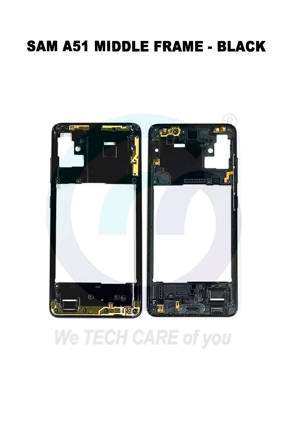 COMPATIBLE GSAMM A51 MIDDLE FRAME - BLACK