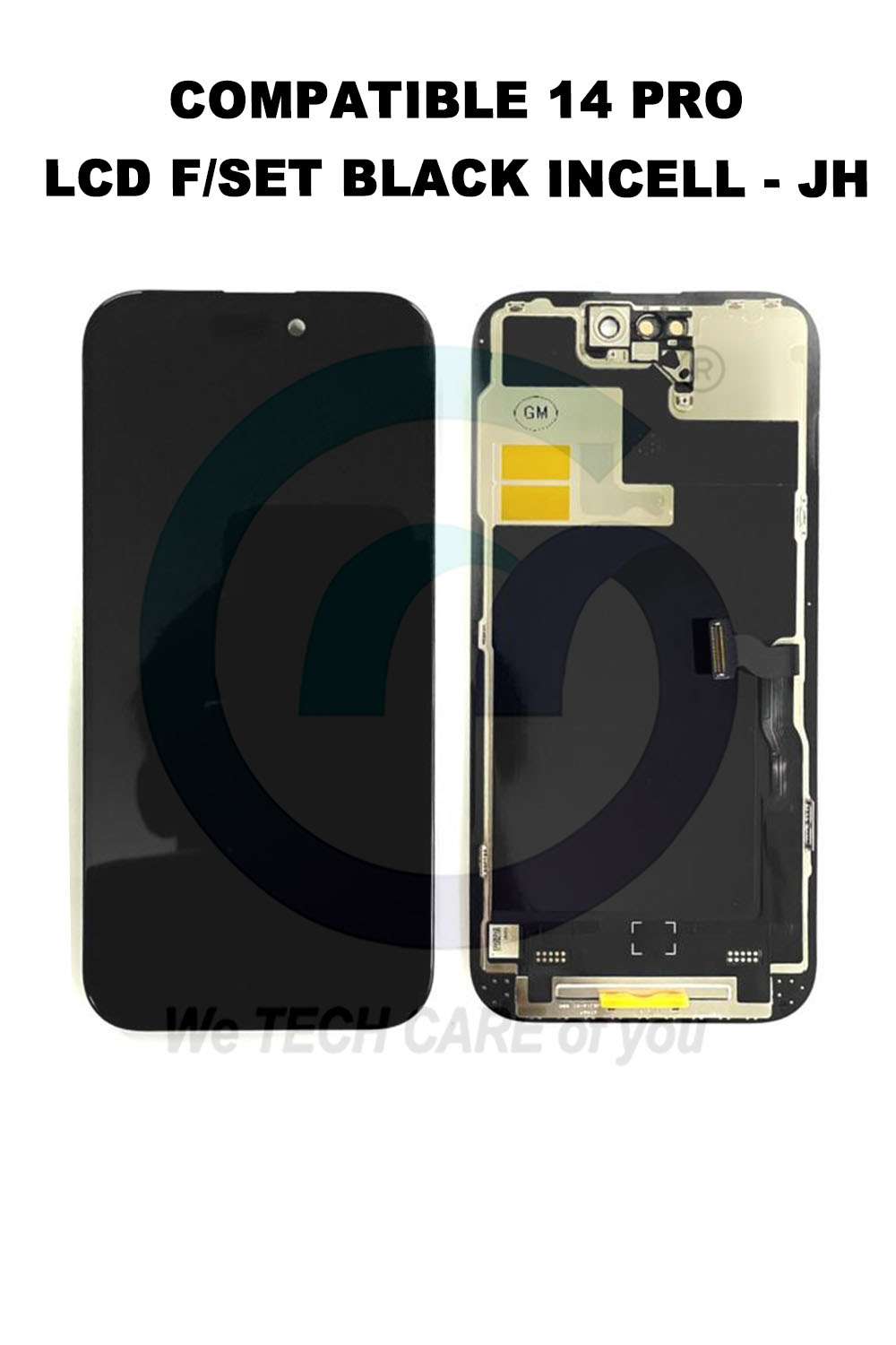 COMPATIBLE 14 PRO LCD F/SET BLACK  INCELL - JH
