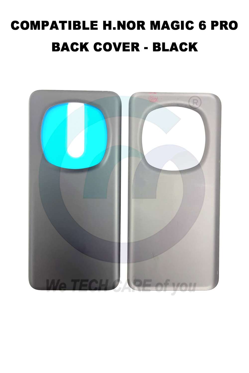 COMPATIBLE H.NOR MAGIC 6 PRO BACK COVER - BLACK