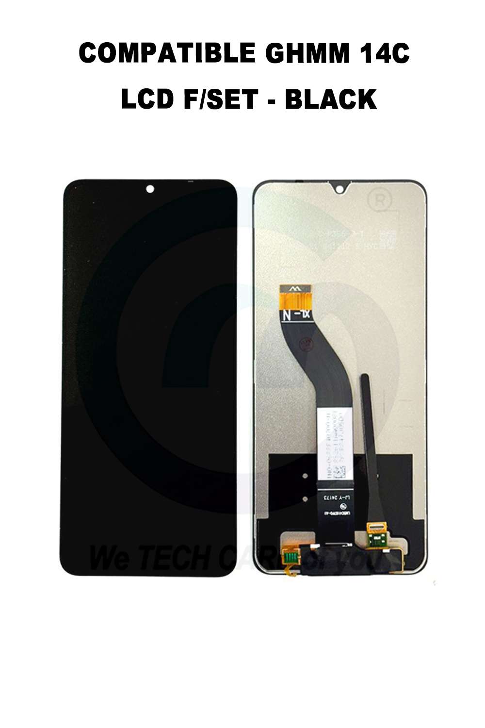 COMPATIBLE GHMM 14C / POCO C75 LCD F/SET - BLACK
