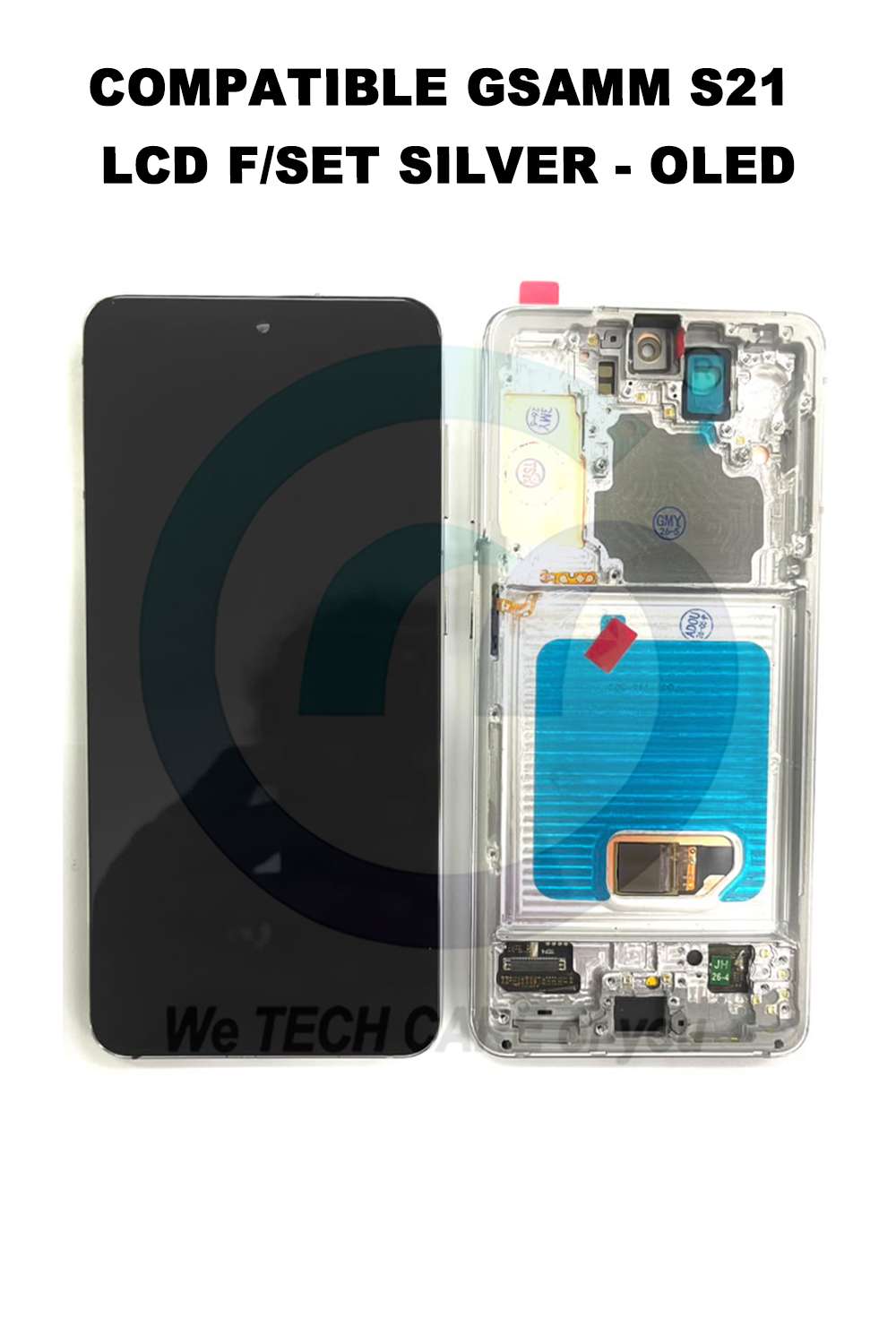 COMPATIBLE GSAMM S21 LCD F/SET SILVER - OLED