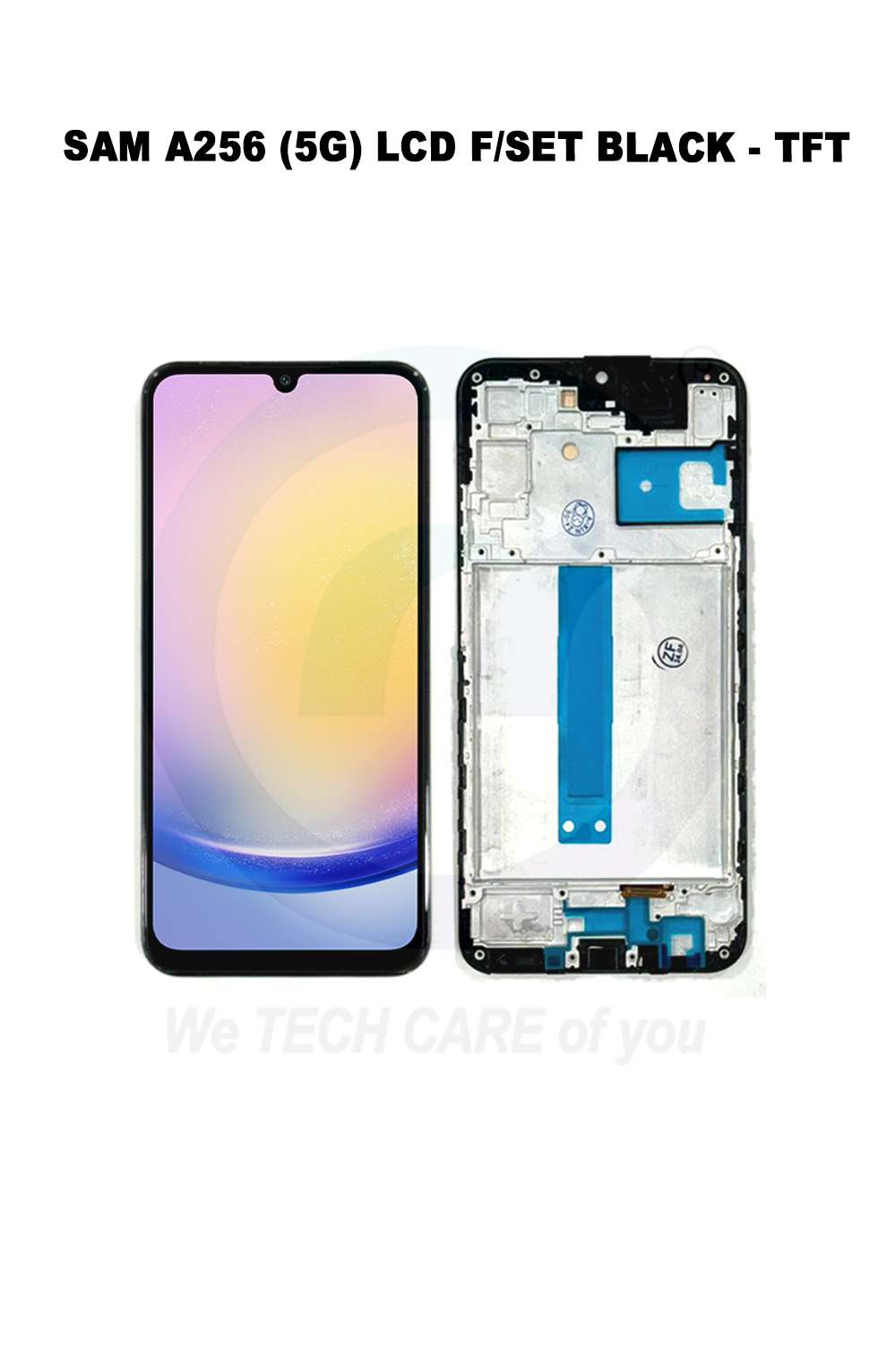 COMPATIBLE GSAMM A256 (5G) LCD F/SET WITH FRAME BLACK - TFT