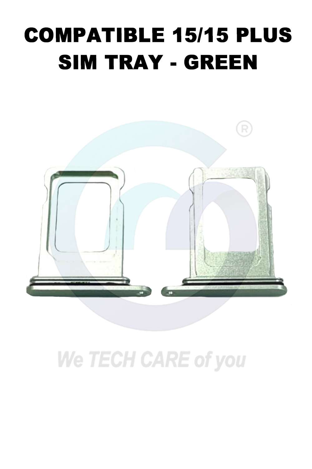 COMPATIBLE 15/15 PLUS SIM TRAY - GREEN