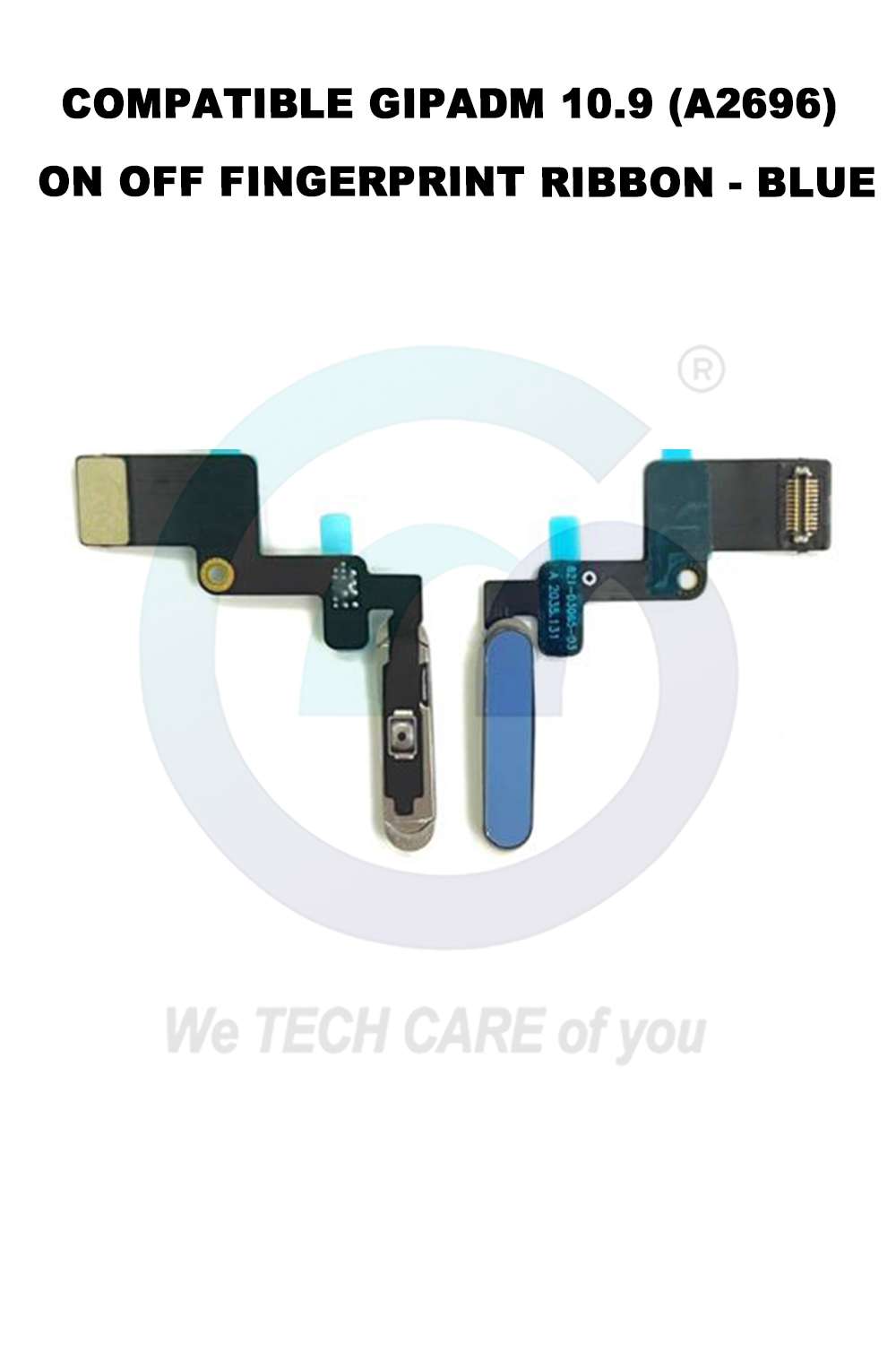 COMPATIBLE GIPADM 10.9 (A2696) ON OFF FINGERPRINT RIBBON - BLUE