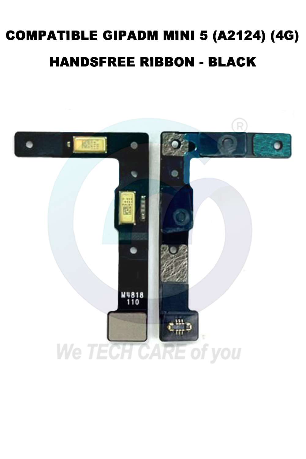 COMPATIBLE GIPADM MINI 5 (A2124) (4G) HANDSFREE RIBBON - BLACK