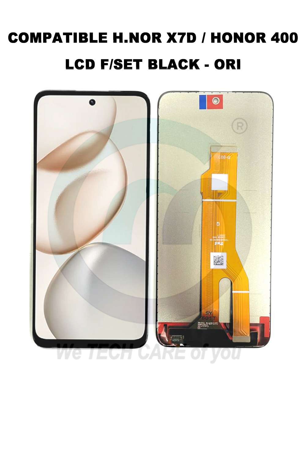 COMPATIBLE H.NOR X7D / HONOR 400 SMART LCD F/SET BLACK - ORI