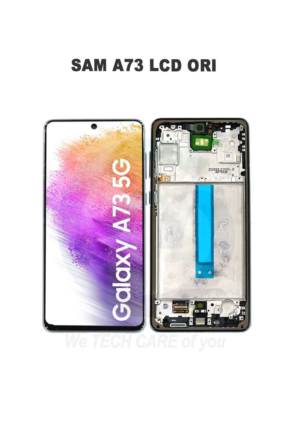 COMPATIBLE GSAMM A73 LCD F/SET BLACK - ORI