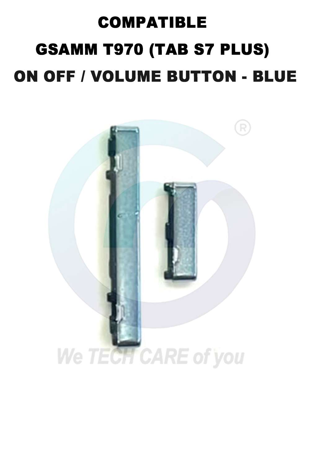 COMPATIBLE GSAMM T970 (TAB S7 PLUS) ON OFF / VOLUME BUTTON - BLUE