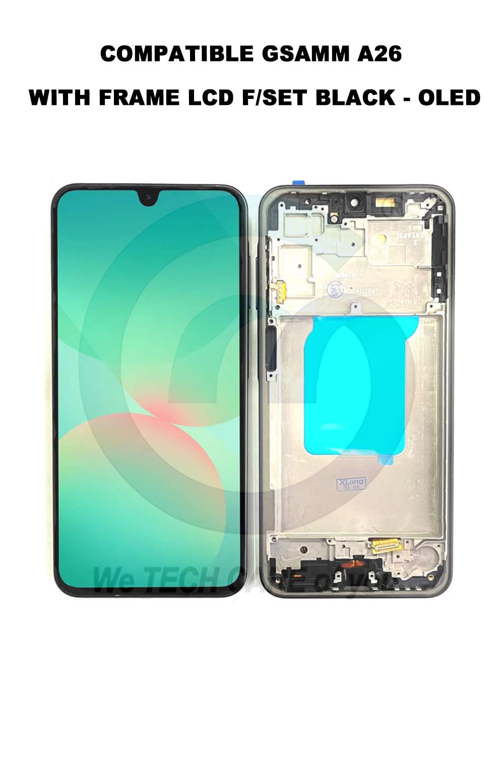 COMPATIBLE GSAMM A26 WITH FRAME LCD F/SET BLACK - OLED