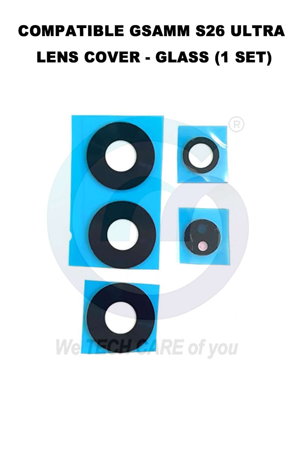 COMPATIBLE GSAMM S26 ULTRA LENS COVER - GLASS (1 SET)