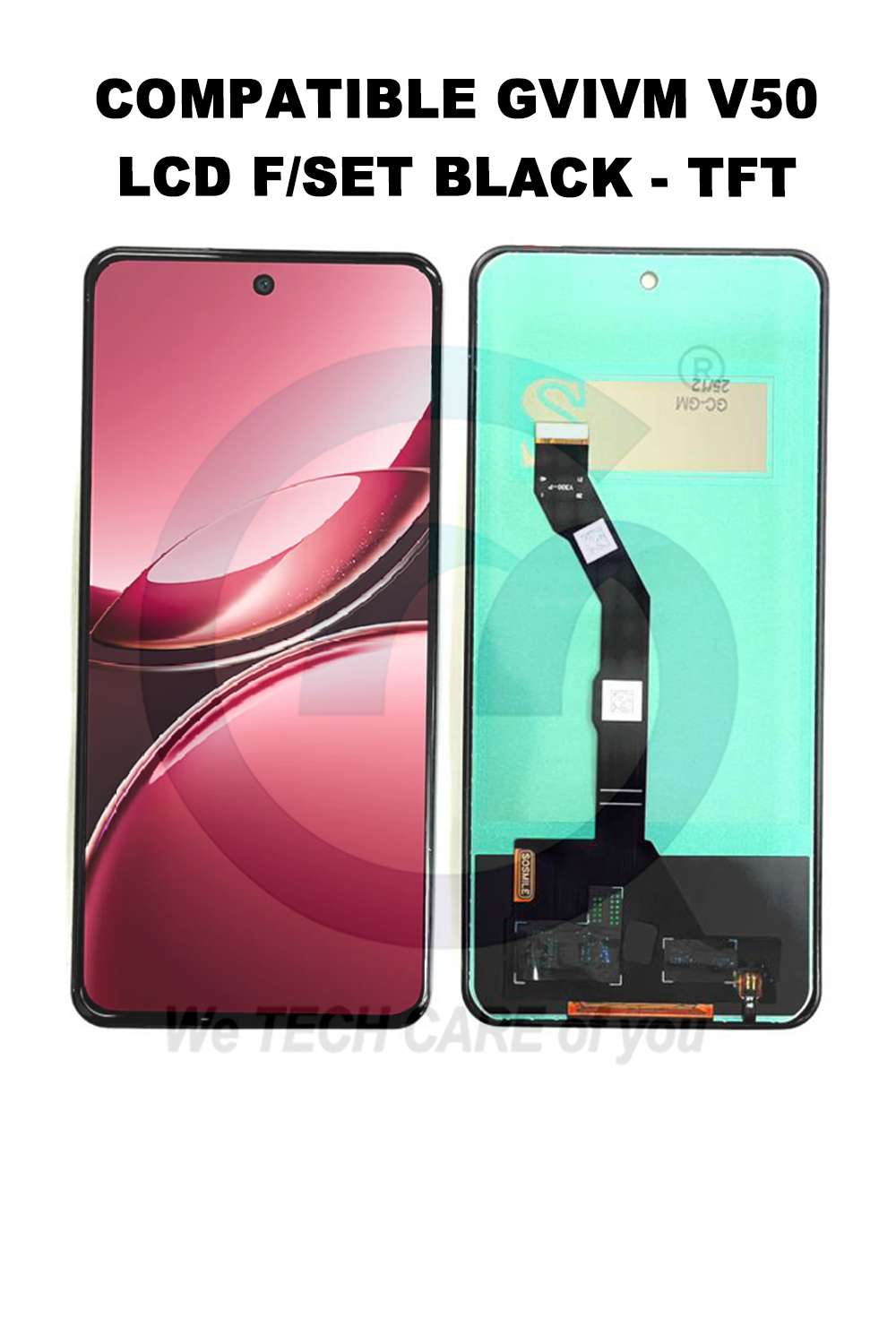 COMPATIBLE GVIVM V50 LCD F/SET BLACK - TFT
