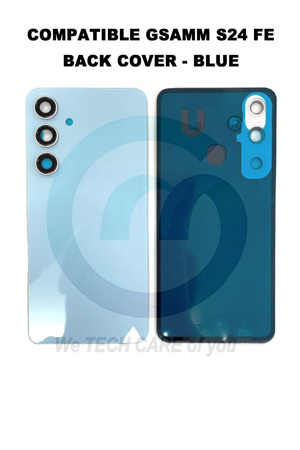 COMPATIBLE GSAMM S24 FE BACK COVER - BLUE
