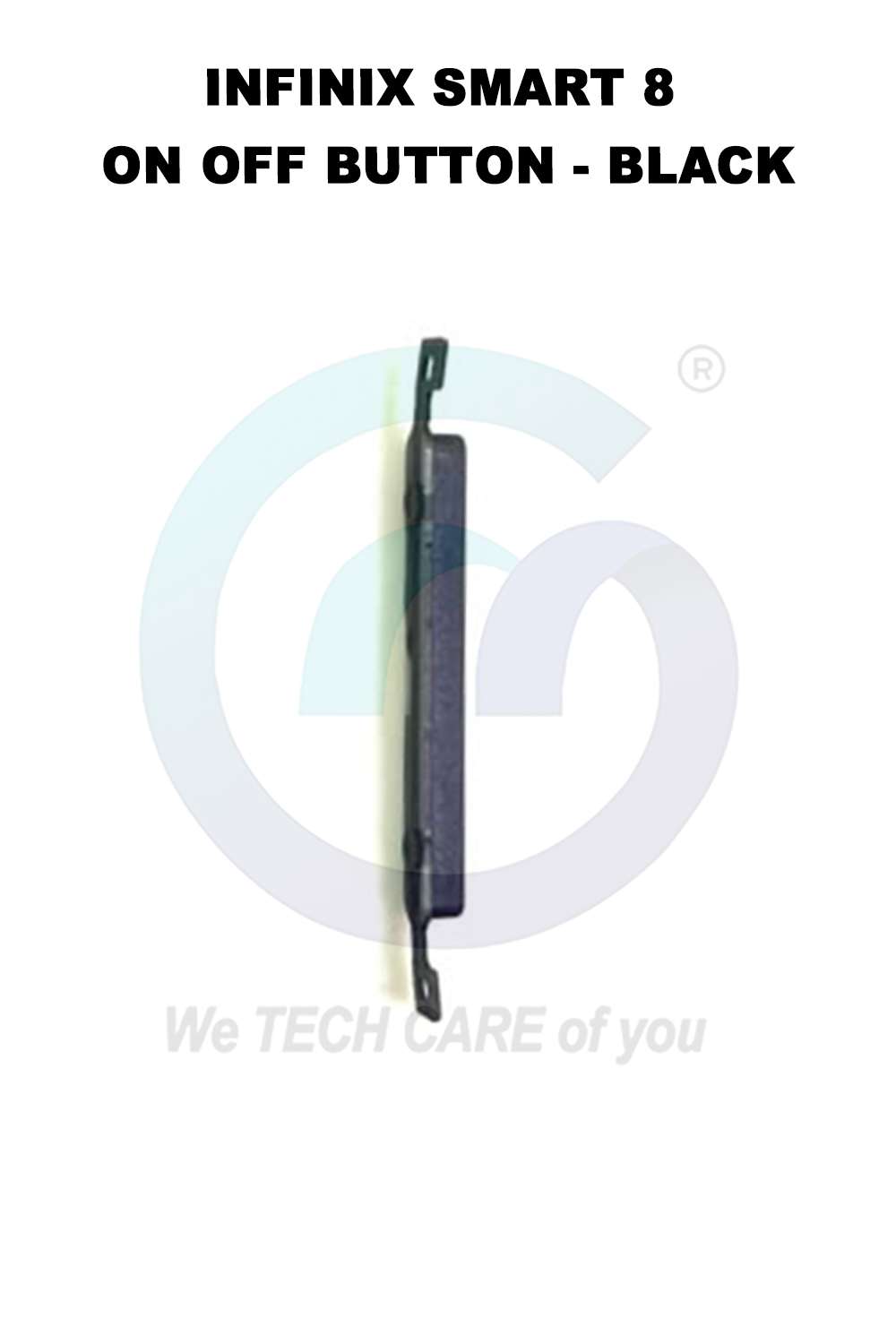 INFINIX SMART 8 ON OFF BUTTON - BLACK