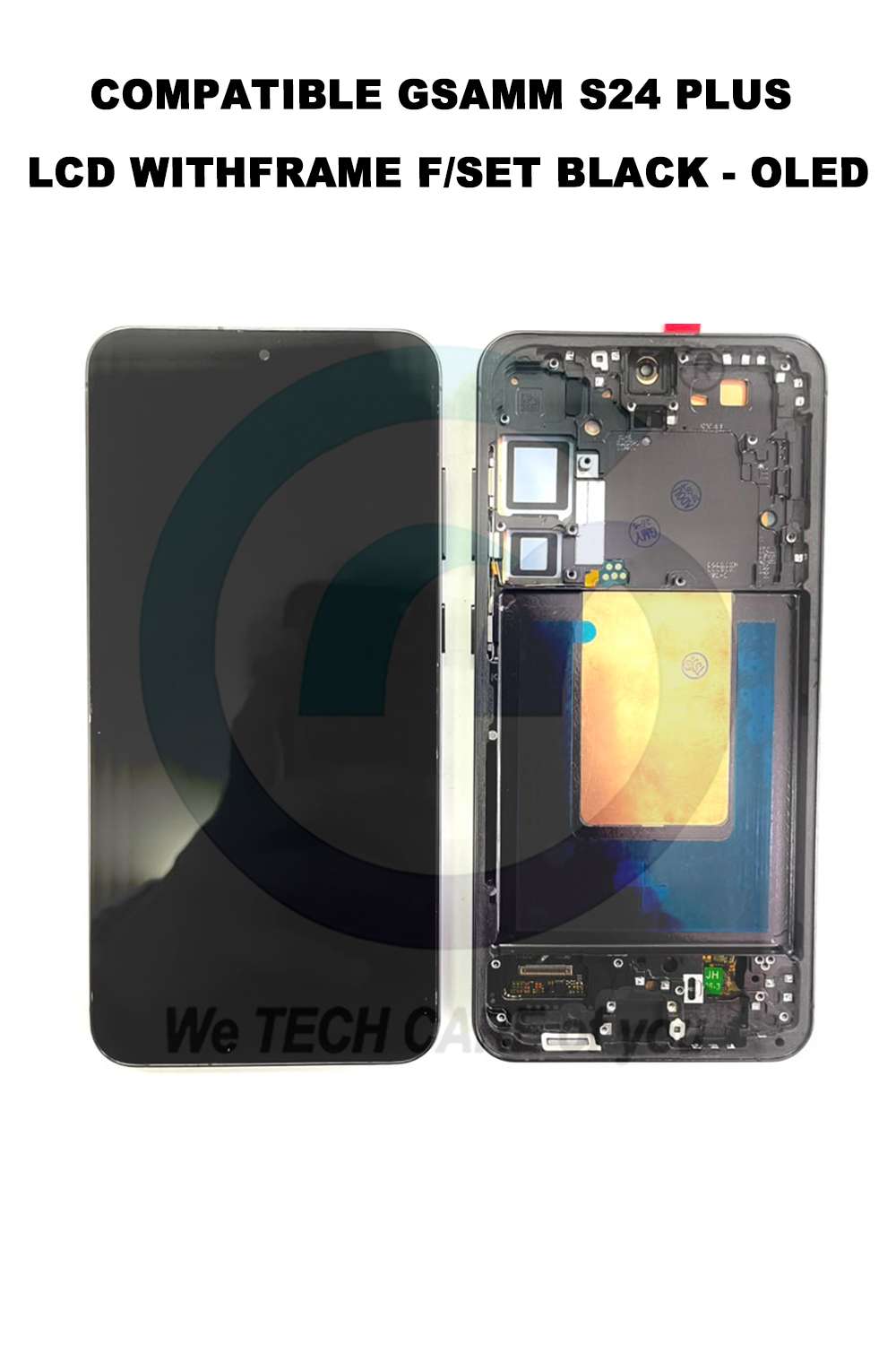 COMPATIBLE GSAMM S24 PLUS LCD WITHFRAME F/SET BLACK - OLED