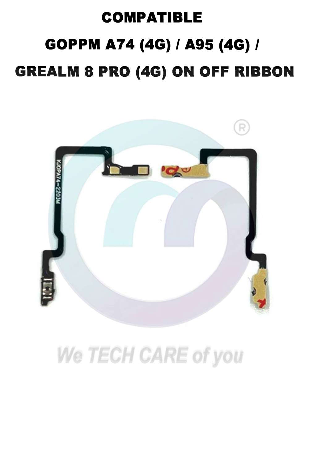 COMPATIBLE GOPPM A74 (4G) / A95 (4G) / GREALM 8 PRO (4G) VOLUME RIBBON